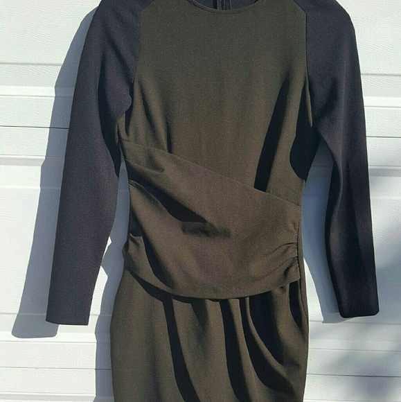 Zara WOMANS Faux Wrap Dress - Picture 7 of 8